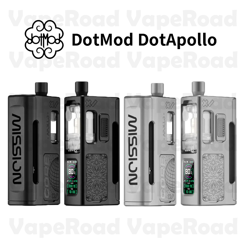 DotMod 佩特里 DotApollo 主機｜鋁合金輕量機身・80W輸出・五種模式・大小煙通用